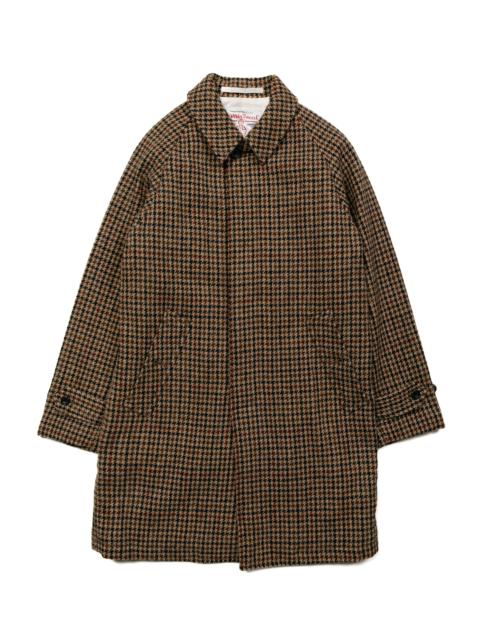 BEAMS PLUS Bal Collar Coat Harris Tweed Gun Club