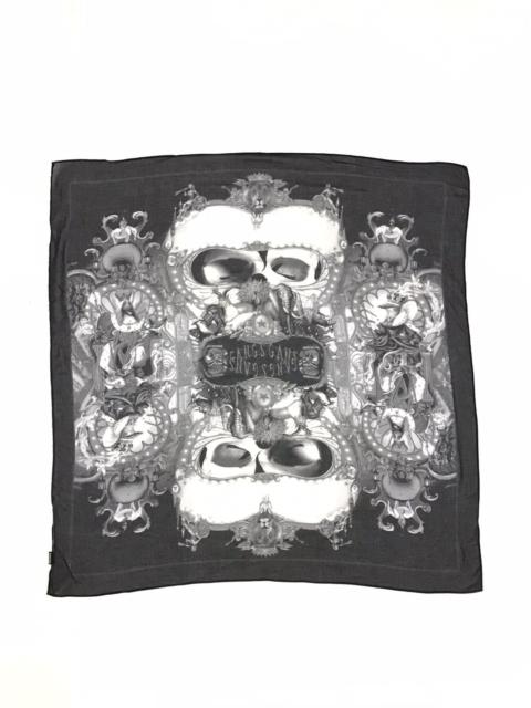 Other Designers 5351 POUR LES HOMMES - 5351 POURLES HOMME SKULL PATTERN GOTHIC SCARF