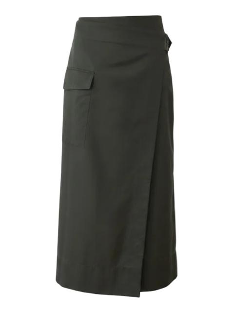 ST. AGNI Utility Wrap Skirt in Kalamata