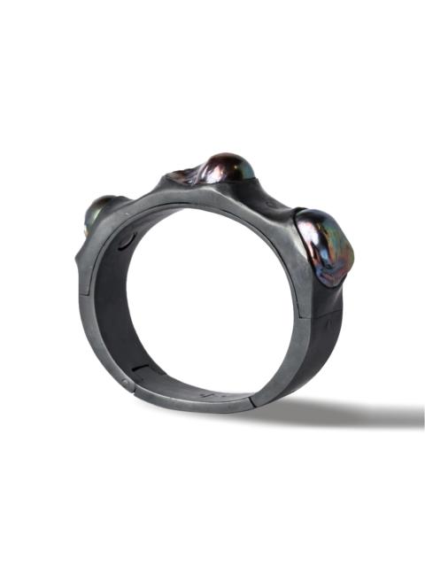Parts of Four PARTS OF FOUR Sistema Bracelet v2 (Terrestrial Surfaced, 3-Black Rainbow Pearl, 17mm, KA+KPRL)