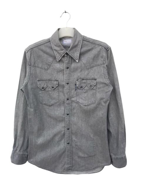Other Designers Japanese Brand - BLUE BLUE WESTERN LONG SLEEVE SHIRT