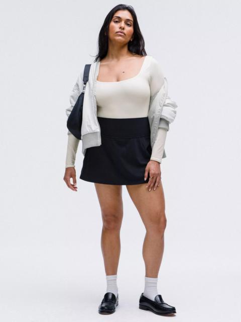 lululemon Wundermost Ultra-Soft Nulu Square-Neck Long-Sleeve Bodysuit