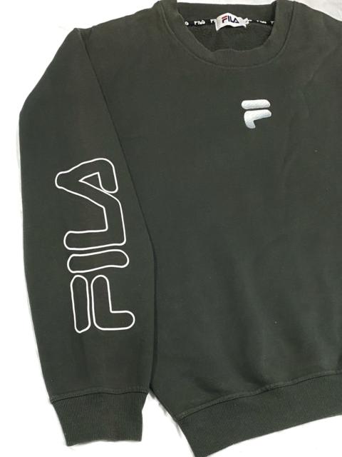 Other Designers Fila - SWEATSHIRT JAPANESE BRAND SPELLOUT AT SLEEVE BY FILA