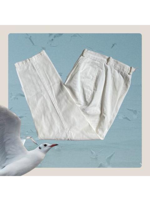 Vintage 80s Esprit Sport Womens Ivory Pants Cotton High Rise Mom 5/6 S 4