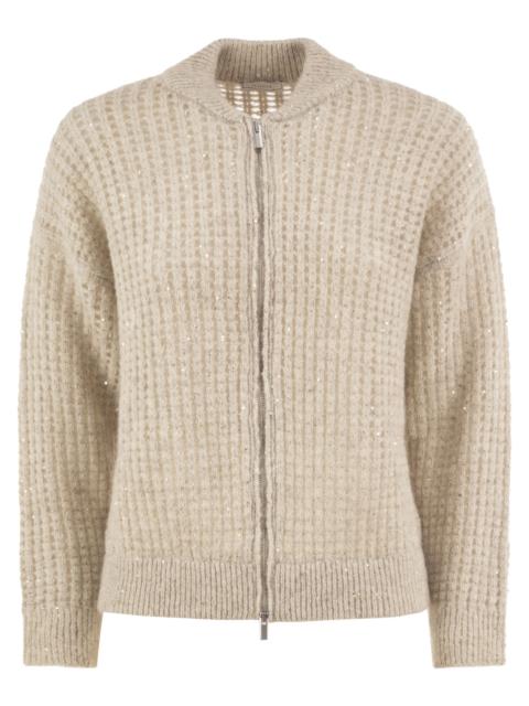 PESERICO Peserico Women Waffle-Knit Cardigan With Sequins