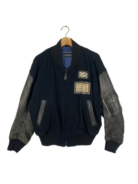Other Designers Vintage - Vintage 90s Nicole Club For Men Varsity Jacket