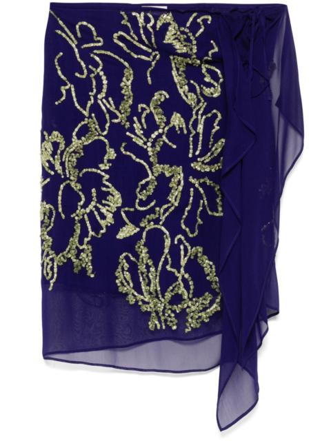Dries Van Noten Women Sima Ebmroidered Skirt