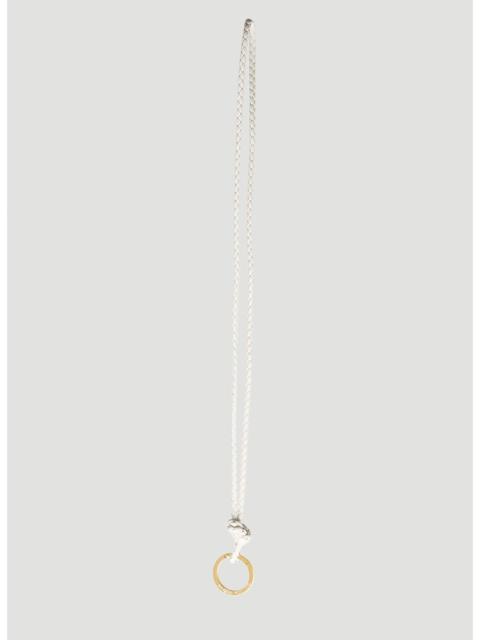Bottega Veneta Bottega Veneta Women Intreccio Lanyard Keyring
