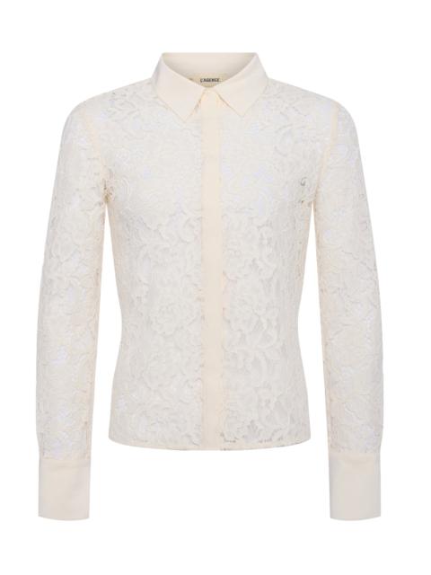 L'AGENCE Maia Lace Blouse
