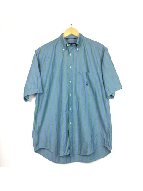 Nautica Vertical Striped Button Front Shirt