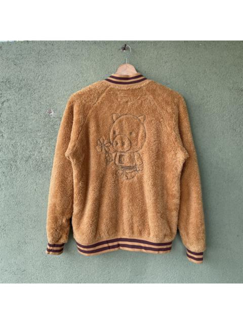 Other Designers Japanese Brand - Vintage Drug Stores Sherpa Deep Pill Fleece Button Jacket