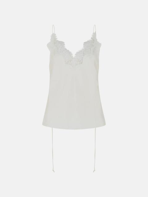 RÓHE CREAM SILK TANK TOP