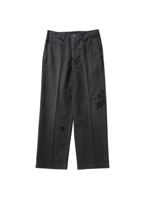 visvim BROADER CHINO CRASH BLACK