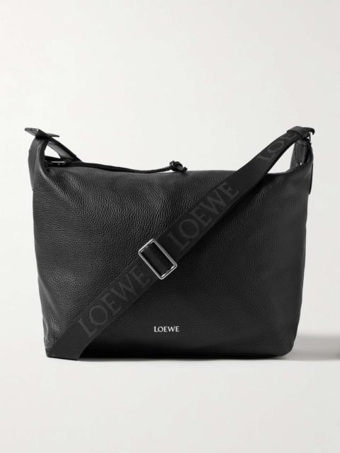 Loewe Cubi Full-Grain Leather Messenger Bag