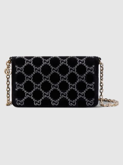 GUCCI GG crystals wallet on chain