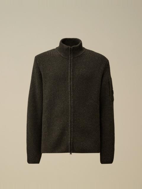 C.P. Company Lambswool GRS Full Zip Sweater