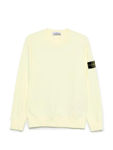 Stone Island Organic Cotton Fleece Sweatshirt