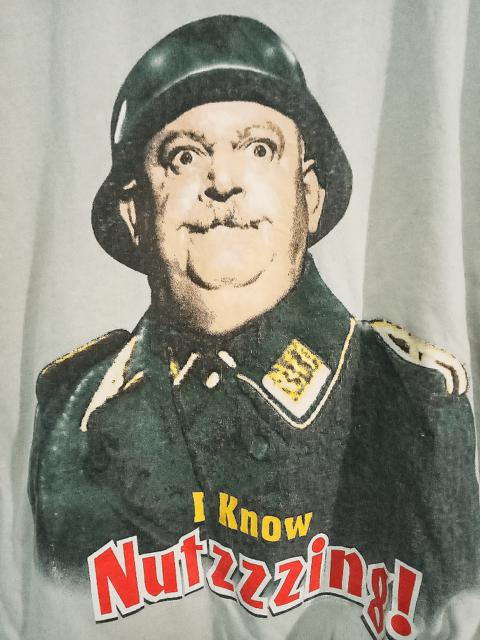 Other Designers vintage 90s Sargent Schultz I know Nutzzzing 1996 movie tee