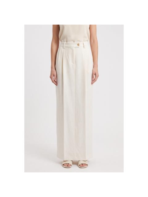 Brunello Cucinelli Brunello Cucinelli Women'S 100%Wv White Maxi Pleated Pencil Skirt Nwt