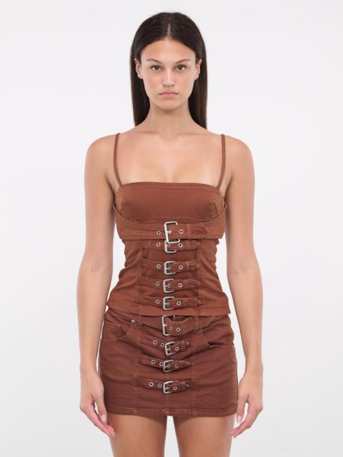 Blumarine Jean Buckle Top