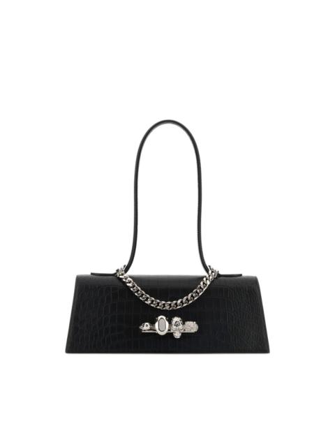 Alexander McQueen ALEXANDER MCQUEEN Jewelled Black Shoulder Bag New & Authenti