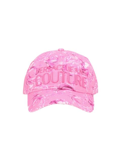 VERSACE JEANS COUTURE Cappello Da Baseball Con Stampa E Logo