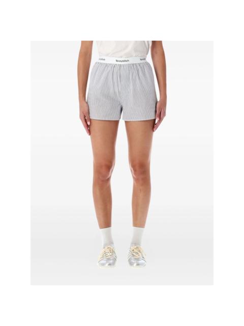 Sporty & Rich Shorts Blue, White