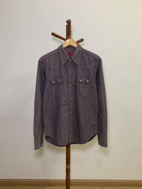 Levi's Levis Western Snap Button