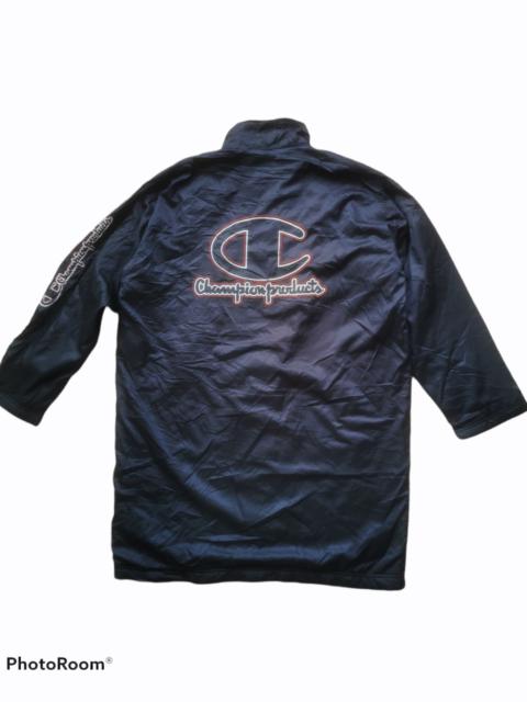 Other Designers Vintage - Vintage Champion Embroidery Logo Fleece Lining Long Jacket