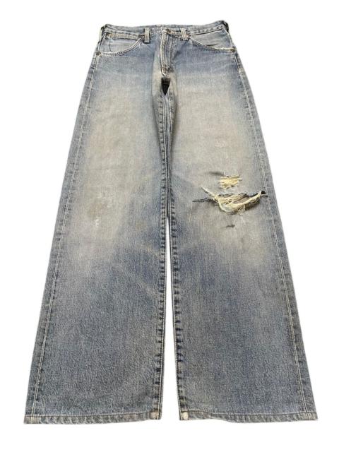 Other Designers Vintage Wrangler Selvedge Baggy Faded Wash Distressed Jeans