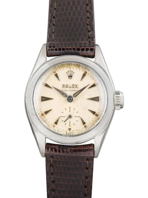 ROLEX Vintage Ladies Rolex Oyster Peprepetual Ref 6504 Stainless Steel
