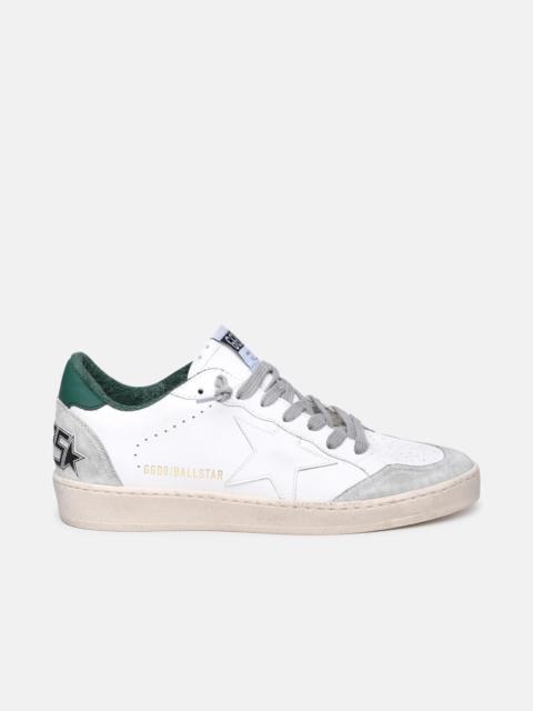 Golden Goose WHITE LEATHER SNEAKERS