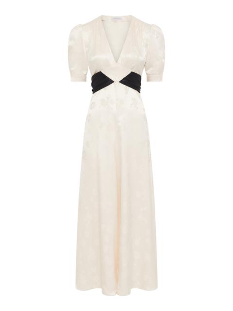 GABRIELA HEARST Larkin Silk Maxi Dress ivory