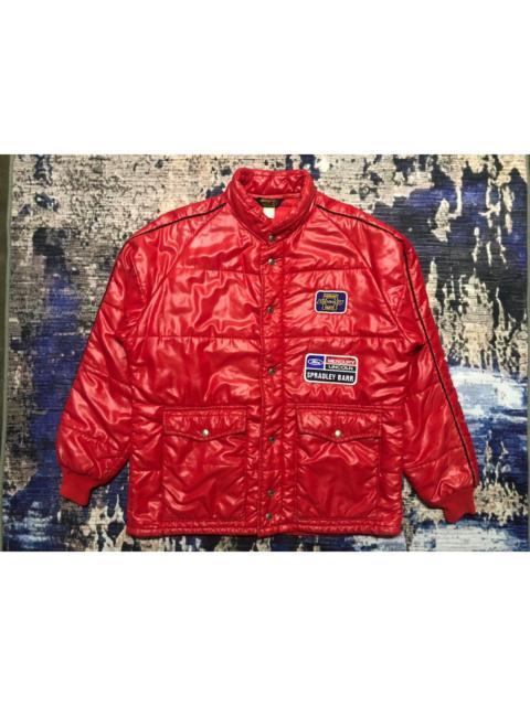 Other Designers Vintage 70s/80s Motorsports Swingster Puffer Coat Jacket (L)