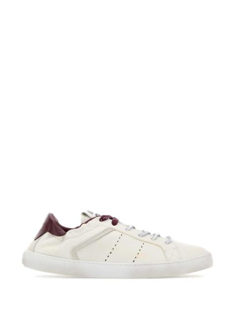 Miu Miu Miu Miu Women Ivory Leather Sneakers