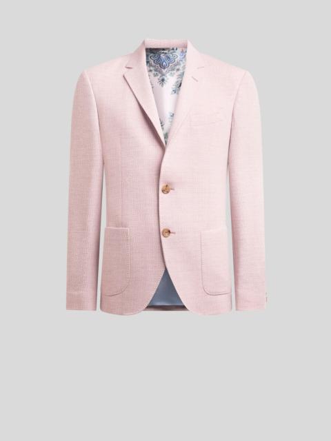Etro SINGLE-BREASTED JACKET IN KNIT WOOL-BLEND FABRIC