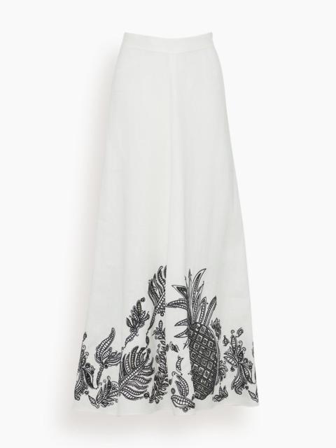 DOROTHEE SCHUMACHER Exquisite Luxury Skirt in Camellia White