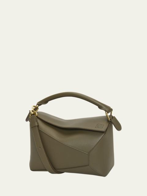 Loewe Puzzle Edge Small Top-Handle Bag in Leather