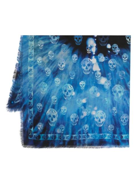 ALEXANDER MCQUEEN SKULL WOOL SCARF