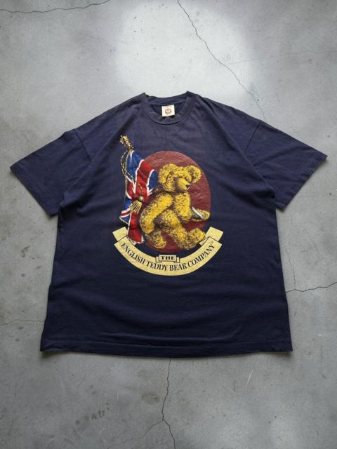 Polo Ralph Lauren Vintage 90s English Single Stitch T-Shirt Polo Bear Style