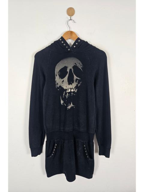 Hysteric Glamour Skull Strawberry studded hoodie sweater