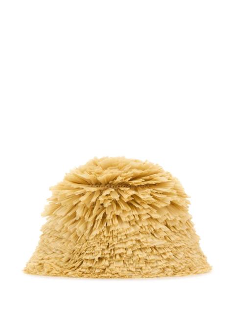 Prada Prada Women Embellished Raffia Bucket Hat