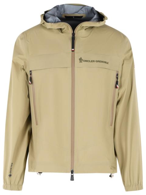 Moncler Grenoble Moncler Grenoble 'Shipton' 'Gore-Tex' Foldable Shell Jacket With Khaki Hood Men