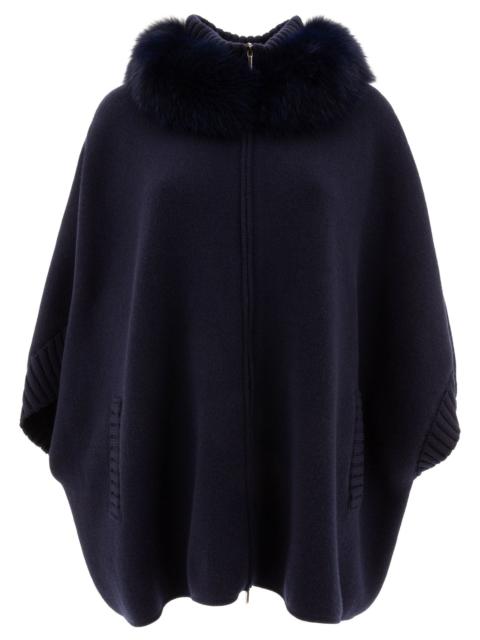 Other Designers Giovi Wool And Cashmere Poncho