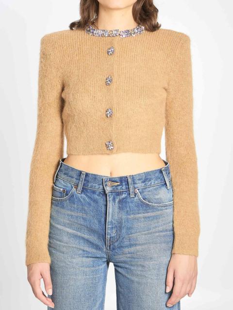 self-portrait Self Portrait Women Embellished Trim Cardigan
