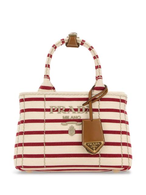 Prada Prada Women Embroidered Canvas Mini Handbag