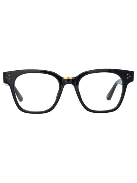 LINDA FARROW SANCHEZ OPTICAL D-FRAME IN BLACK