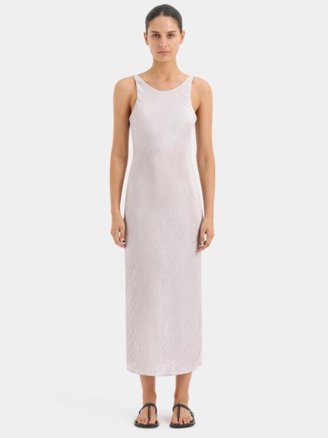 SIR. Ligera Bias Slip Dress - Silver