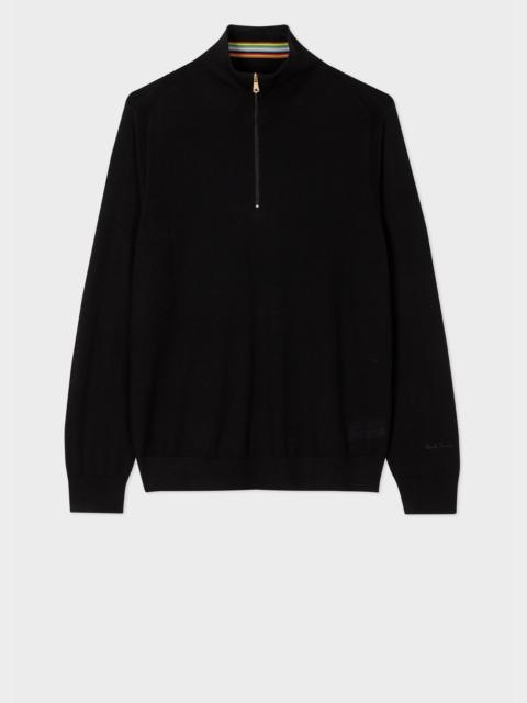 Paul Smith Merino Wool Half Zip Sweater