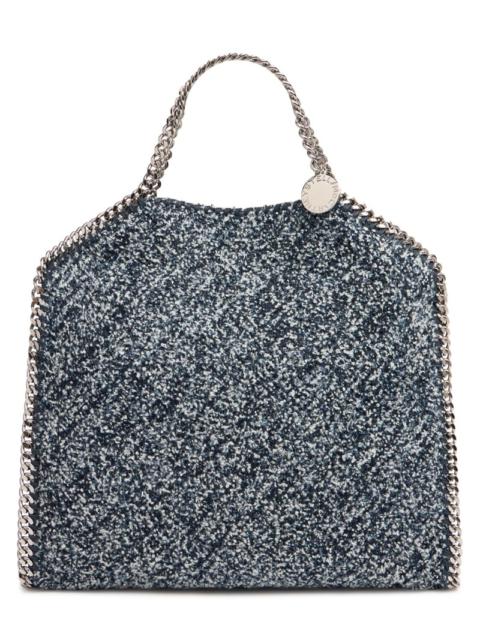 Falabella eco denim tweed tote bag